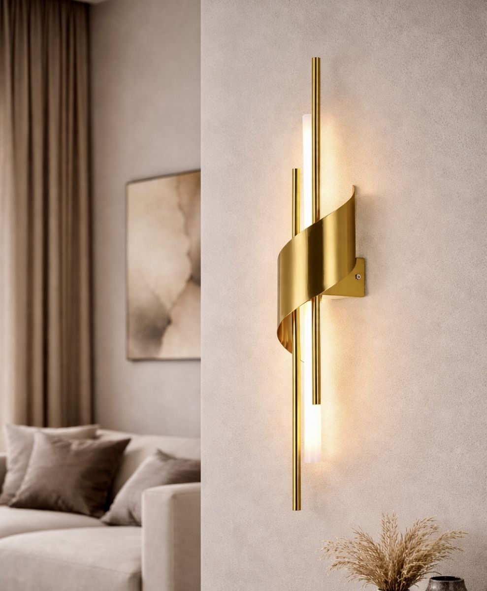 Елегантне світлодіодне Led бра 60 см  5W (Bronze Spiral Line786AM1383)