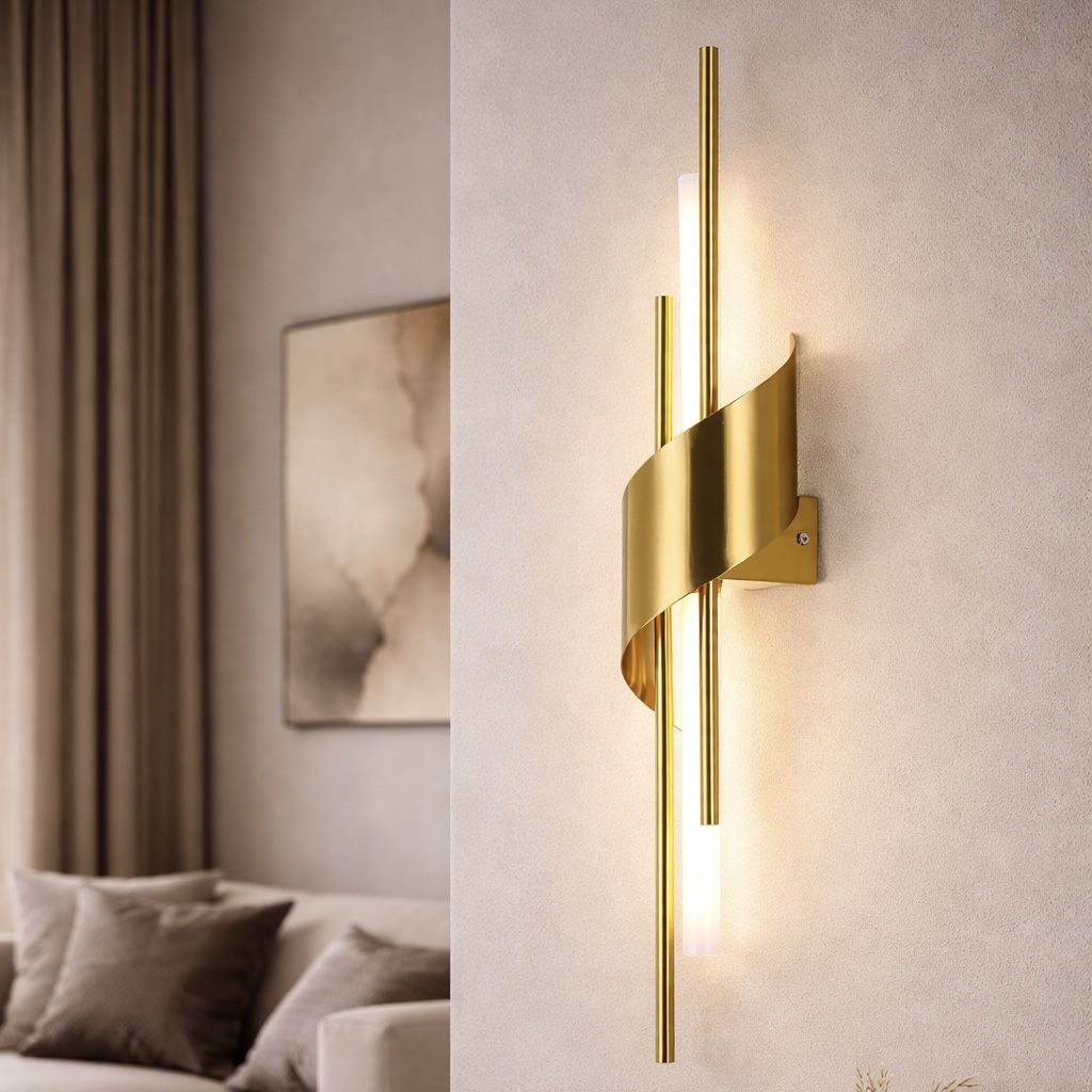 Елегантне світлодіодне Led бра 60 см  5W (Bronze Spiral Line786AM1383)