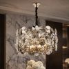 Підвісна кришталева люстра 60 см під лампу Е14 (Art-Deco Shimmer 7191/600)