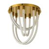 Сучасні Led люстра 40 см у золотом корпусе (790L1062 (400))