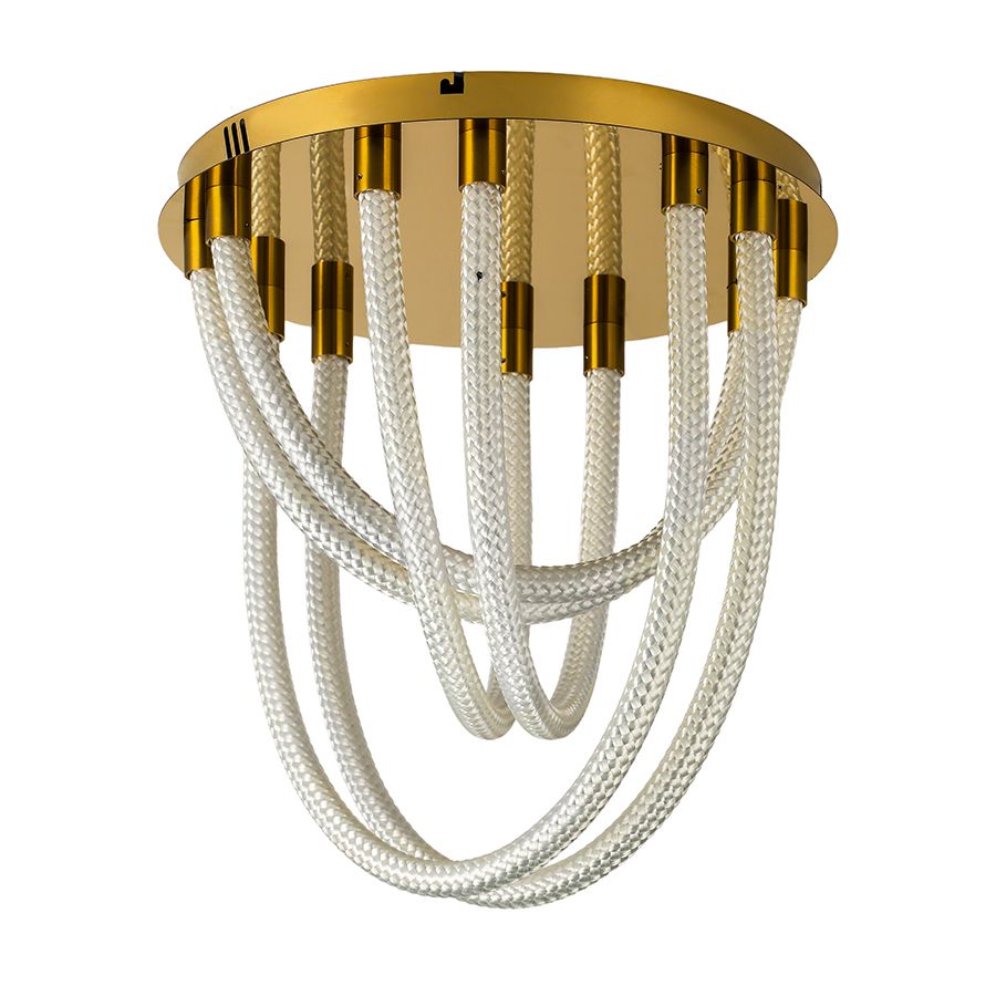 Сучасні Led люстра 40 см у золотом корпусе (790L1062 (400))