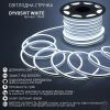 Гнучка світлодіодна LED-стрічка 20 метрів біла 120W 220V IP65 (DYVOSVIT 12x6x20000 мм)