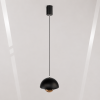 Сучасний LED-підвіс Чорний/Золото 7 Вт (QY-H1206 B+SG)