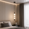 Світлодіодний підвісний Led світильник, колір Чорний, 6W Pearl Cascade Black (786PHD09-3 BK)