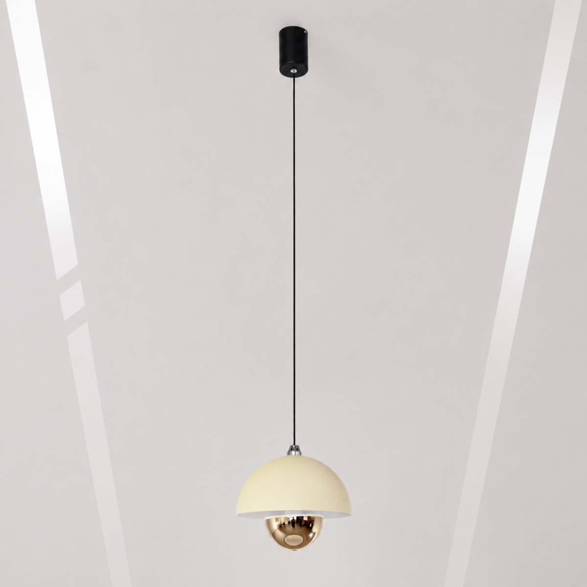 Сучасний LED-підвіс Пісочне золото 5 Вт (QY-H1206 SOW+SG)