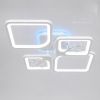 Світлодіодна Led люстра до 18м² з димером та пультом (8157/2+2WH LED 3color)