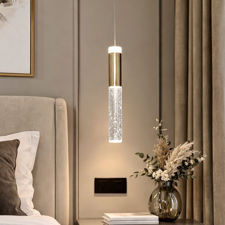 Сучасний LED підвіс "Crystal Bubble Gold", 4W (J2549-1G)