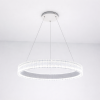 Підвісна Led люстра біле кільце до 20 м² ERIKA 65W R485 WHITE (з пультом)