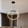 Підвісна LED люстра коло 60 см 7812022 (600) BK