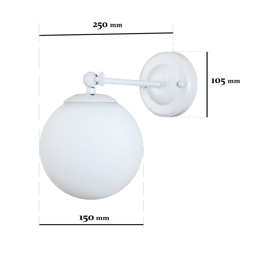 Бра 756WPR150F-1 WH+WH