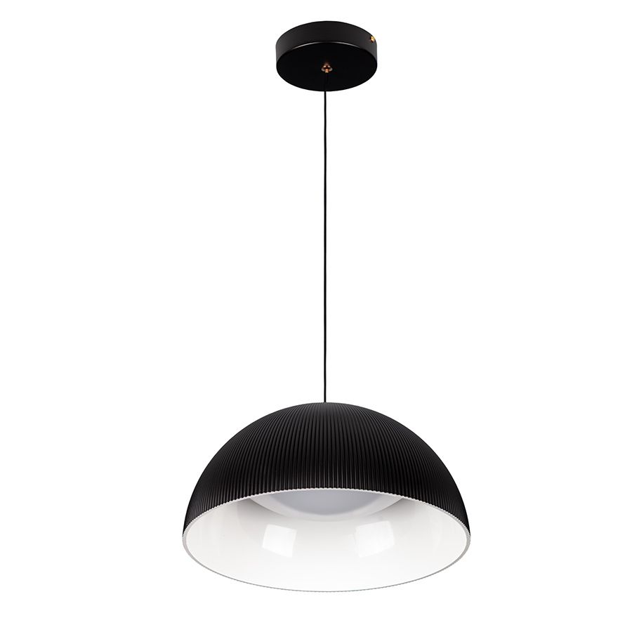 Світлодіодна LED люстра-підвіс 24W 781PL3956 (300) BK+WH
