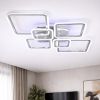 Led-люстра 25-30 м² з пультом на 6 ромбів 159 Вт (SL-5331/2+2+2 CR+RGB)