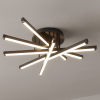 Світлодіодна Led люстра до 18м²  (Промінь Темряви W185/5BK)