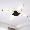 Світлодіодна стильна люстра Led для невеликих кімнат до 13 м², модель (1153/6)