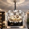 Підвісна кришталева люстра 60 см під лампу Е14 (Art-Deco Shimmer 7191/600)