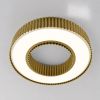 Сучасна Led люстра до 25м² у золотому корпусі 120 Wt Corruga  (9017-500 GD)