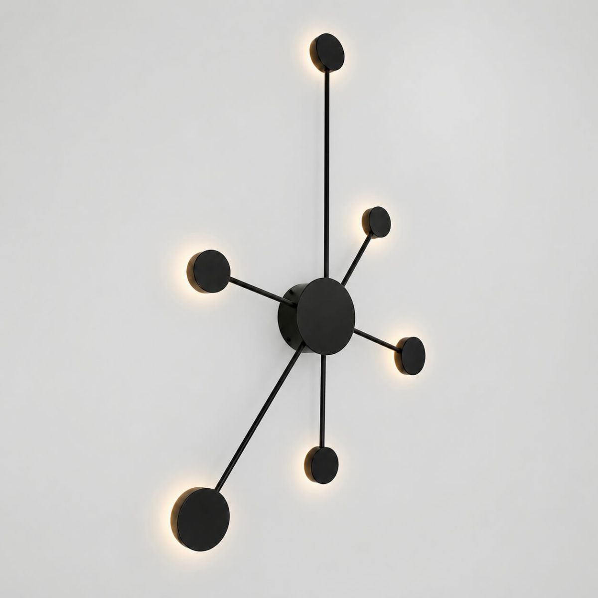 Сучасне LED-бра чорного кольору 24W (8919-6 Bk)