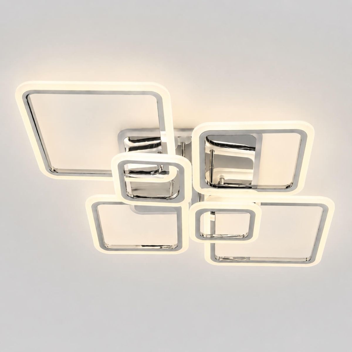 Світлодіодна LED люстра до 23 м² з RGB підсвічуванням та пультом OVAL RGB 120W