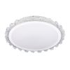 Накладна стельова LED-люстра 50 см у білому кольорі 54W (7871076 WH)