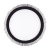 Чорно-біла кругла LED люстра 60W для кімнати до 16 м² (7871089 BK)