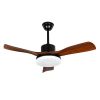 LED-люстра з вентилятором 34W 794669 (42) BK (Чорний)