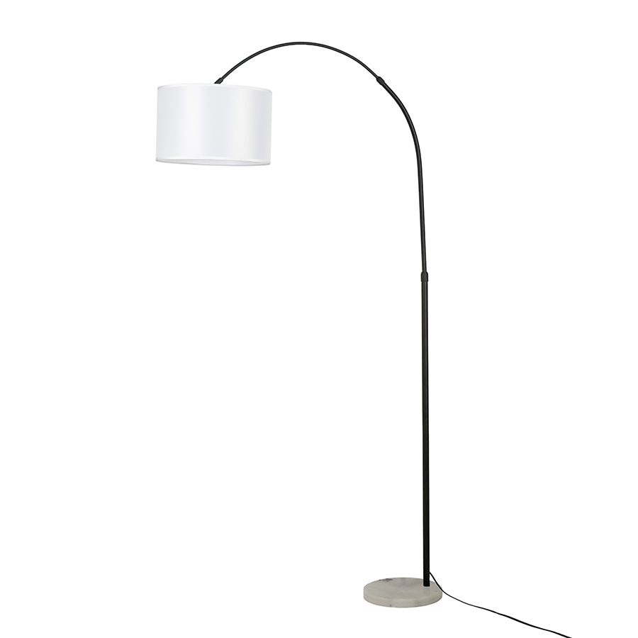Торшер  808F9660-1 BK+WH