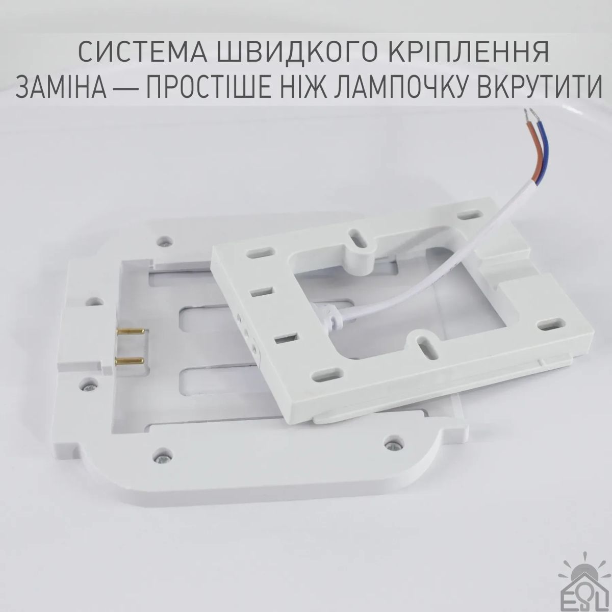 Круглий LED світильник 70 Вт білий 46 см діаметр до 16 м² IDZUMI