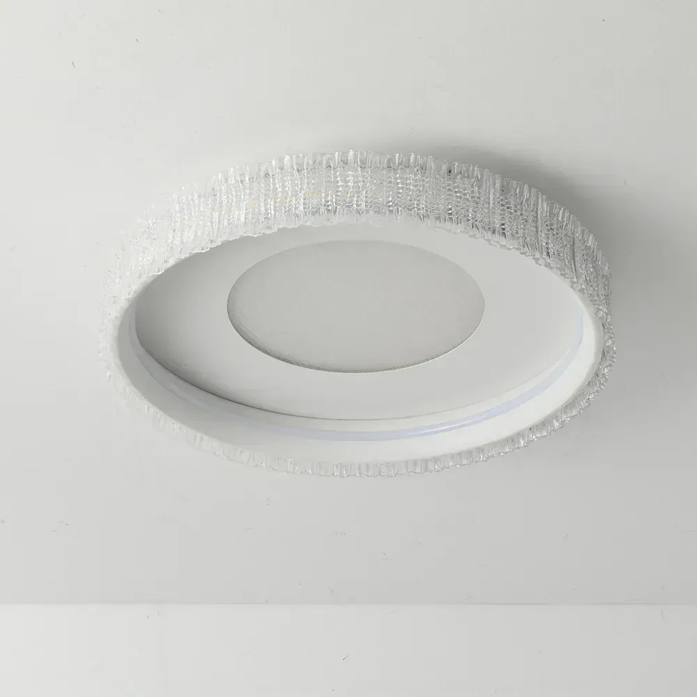 Світлодіодна Led люстра до 20м² круглої форми 43 см 158 Wt Crystal Halo