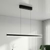 Світлодіодний лінійний Led підвіс 105 см кришталевим розсіювачем 52 Wt чорному корпусі Crystal Beam