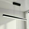 Світлодіодний лінійний Led підвіс 105 см кришталевим розсіювачем 52 Wt чорному корпусі Crystal Beam
