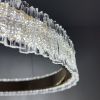 Підвісна Led люстра  48 см золотого кольору до 20 м² ERIKA 65W R485 GOLD (з пультом)