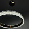 Підвісна Led люстра  48 см золотого кольору до 20 м² ERIKA 65W R485 GOLD (з пультом)