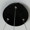 Підвісна Led люстра чорне кільце 48 см до 20 м² ERIKA 65W R485 BLACK (з пультом)