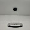 Підвісна Led люстра чорне кільце 48 см до 20 м² ERIKA 65W R485 BLACK (з пультом)