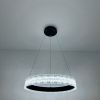Підвісна Led люстра чорне кільце 48 см до 20 м² ERIKA 65W R485 BLACK (з пультом)