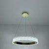 Підвісна Led люстра  48 см золотого кольору до 20 м² ERIKA 65W R485 GOLD (з пультом)