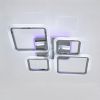 Стельова LED-люстра 80W до 18 м² з пультом та підсвічуванням (A8060/2+2HR)