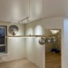 Сучасна підвісна довга LED-люстра 95 см у золотому корпусі (GLD-23941/4)