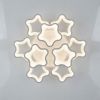 Стельова LED-люстра Зірки 135W з пультом до 25 м² (1660/6+3WH LED 3color dimmer)