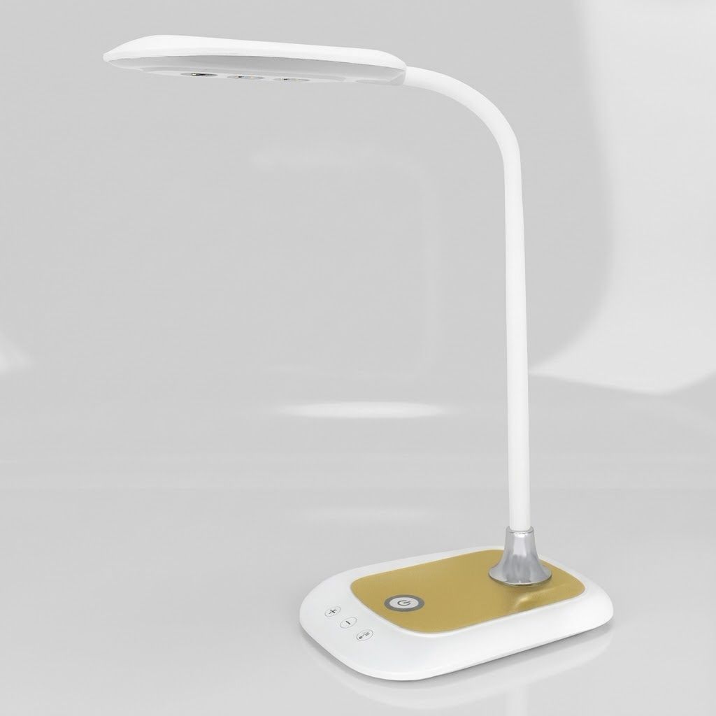 Настільна LED лампа 6W  3 режими «SEDA» золотий