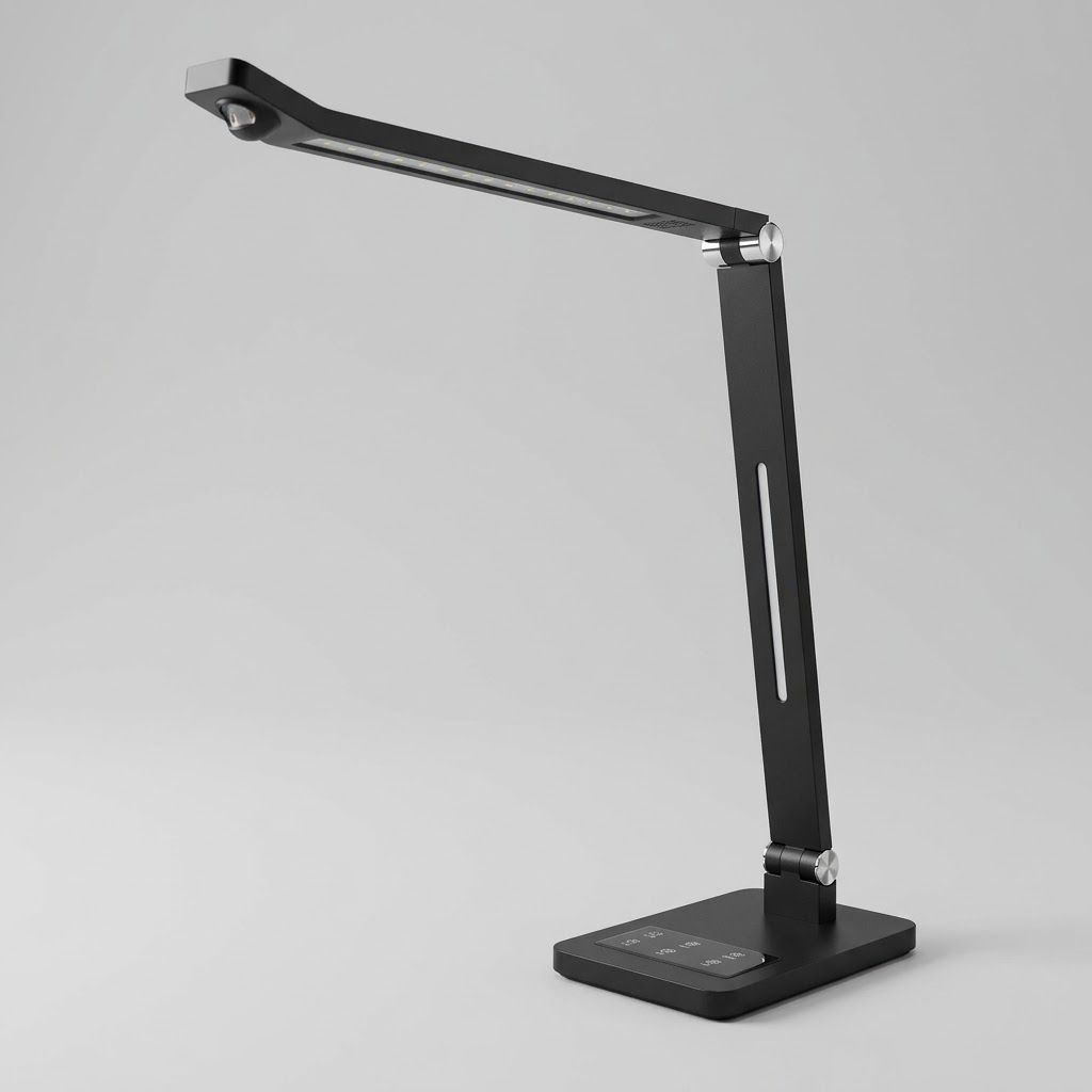 Настільна Led лампа 10W чорна Violux HILTON 600LM