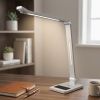 Настільна світлодіодна LED-лампа 10W сіра Violux HILTON 600LM