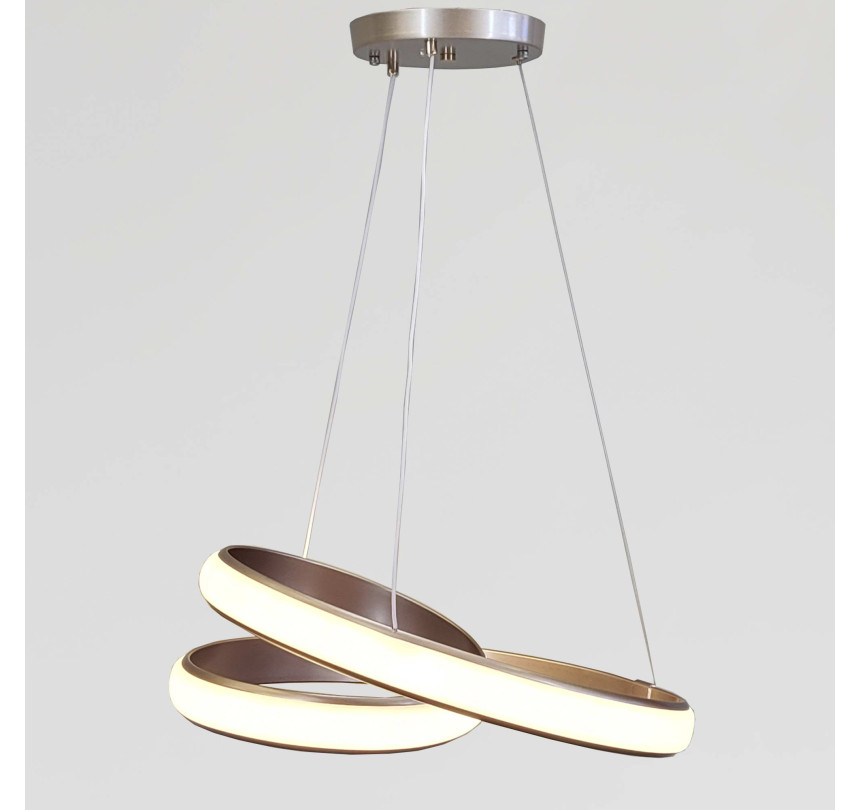 Підвісна LED‑люстра122W  рожеве золото MODERN TWIST B6CF