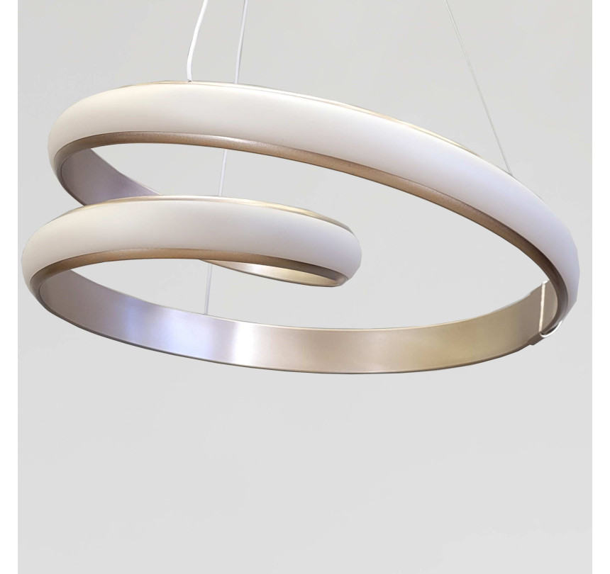 Підвісна LED‑люстра122W  рожеве золото MODERN TWIST B6CF