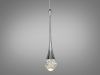 Підвісний Led світильник срібна крапля Crystal Drop Silver J2538-1HR