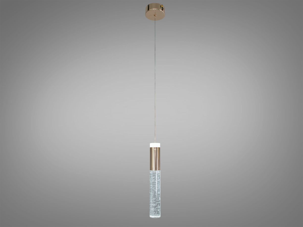 Сучасний LED підвіс "Crystal Bubble Gold", 4W (J2549-1G)