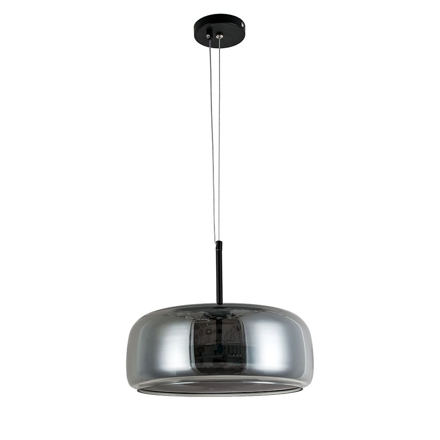 Світлодіодний підвісний Led світильник 9W "Art Glass Cylinder" (909XL158-1 BK+GY)