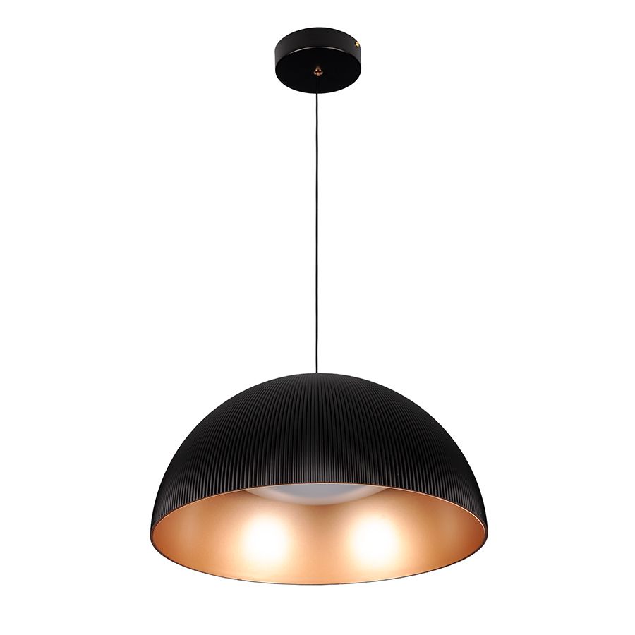 Світлодіодна LED люстра-підвіс 42W 781PL3956 (400) BK+GD (Black & Gold)