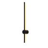 Сучасне лінійне бра 60 см чорного кольору 16W (Minimalist Stick Black 786W8002 BK)