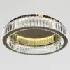 Кришталева LED-люстра 50 см у золотому корпусі (510578/50GD)